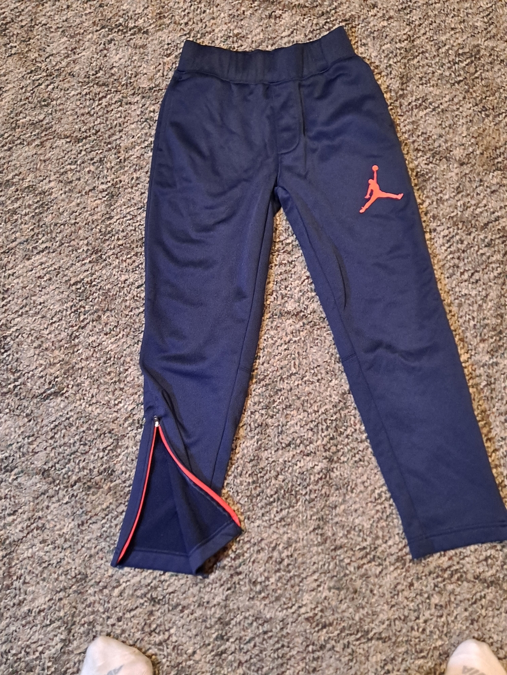 Jordan Kids' Navy Blue Athletic Pants with Jumpman Logo - Picture 2 of 5